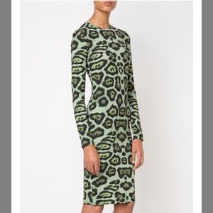Givenchy only worn once !  leopard cocktail dress